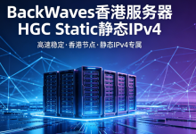 BackWaves香港服务器HGC Static静态 IPv4-全球服务器测评