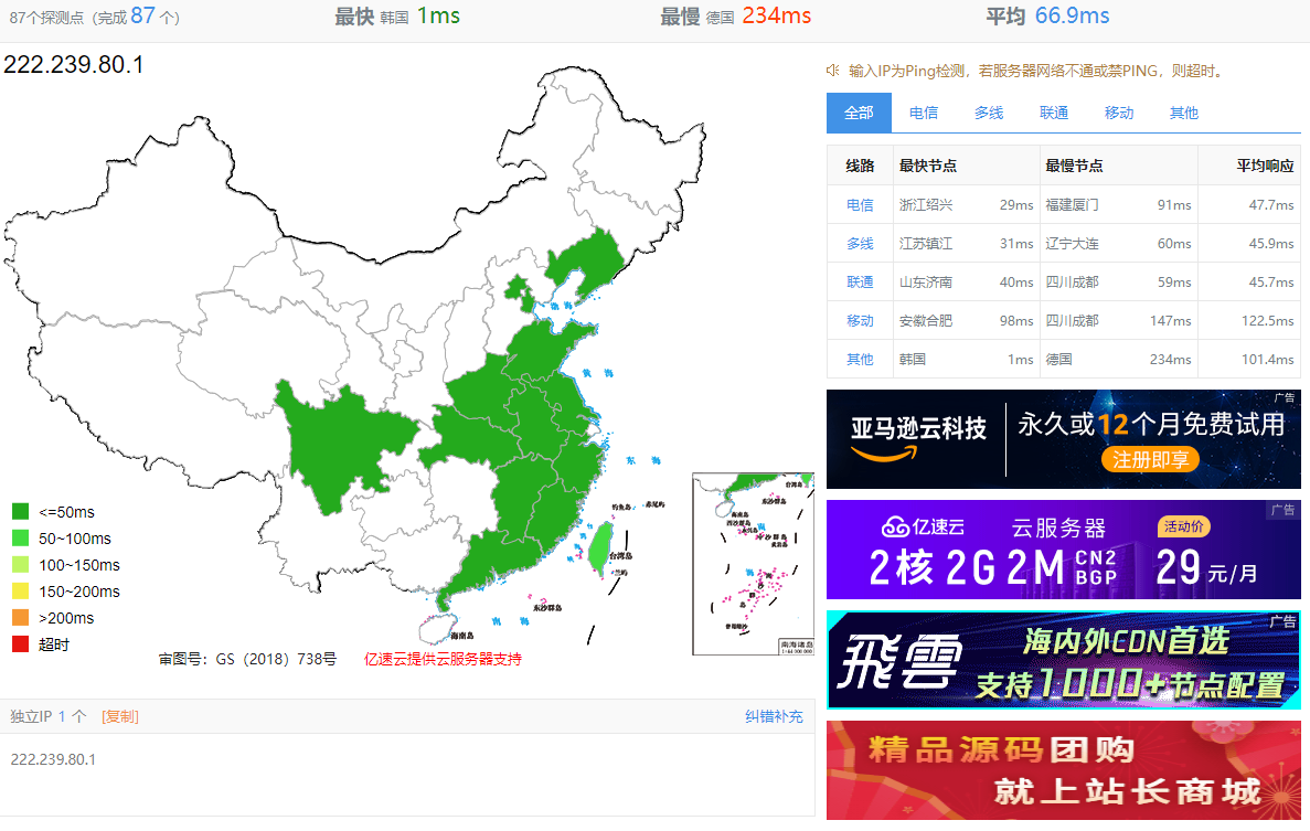 日本vps和韩国vps哪个延迟低？