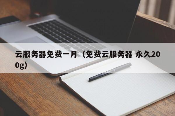云服务器免费一月免费云服务器 永久200g