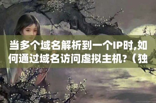 当多个域名解析到一个IP时,如何通过域名访问虚拟主机?（独立ip的虚拟主机怎么回事?是不是独立的一个ip可以访问网站的?）