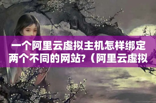 一个阿里云虚拟主机怎样绑定两个不同的网站?（阿里云虚拟主机如何配置实现一个主机多个站点）