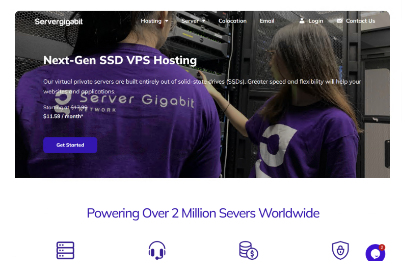 Servergigabit：马来西亚VPS/1核/1G内存/20G SSD/不限流量/100M带宽/KVM/月付$11.59/三网走HE/当地做站