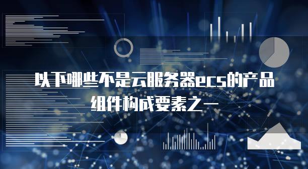 以下哪些不是云服务器ecs的产品组件构成要素之一