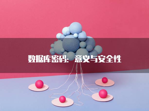 数据库密码：意义与安全性