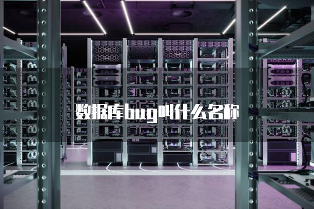 数据库bug叫什么名称
