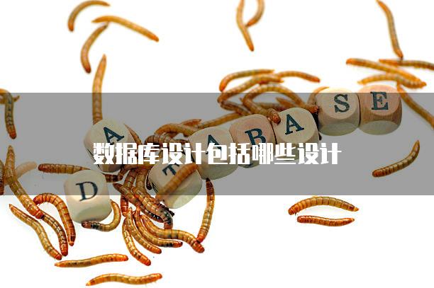 数据库设计包括哪些设计