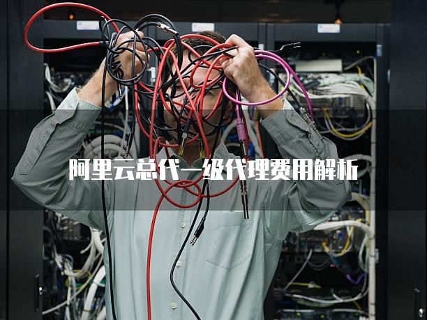 阿里云总代一级代理费用解析