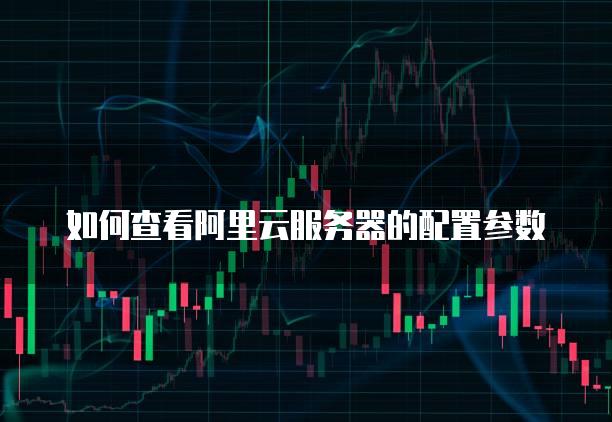 如何查看阿里云服务器的配置参数