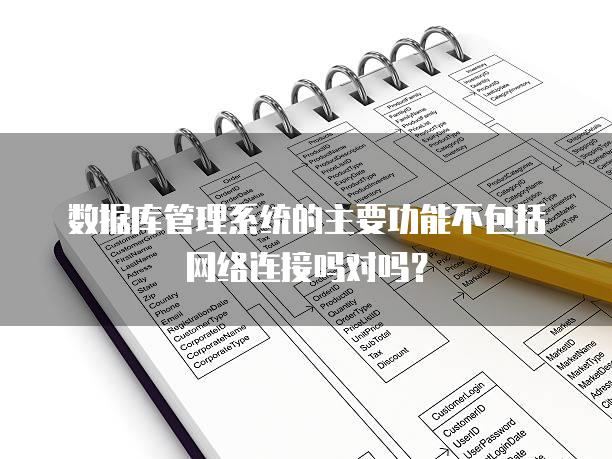 数据库管理系统的主要功能不包括网络连接吗对吗？