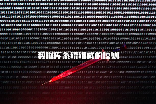数据库系统组成的原则