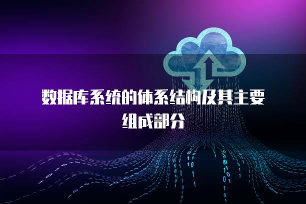 数据库系统的体系结构及其主要组成部分