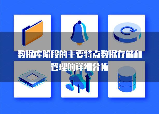 数据库阶段的主要特点数据存储和管理的详细分析