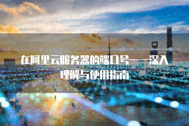 在阿里云服务器的端口号——深入理解与使用指南
