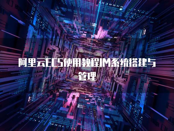 阿里云ECS使用教程IM系统搭建与管理