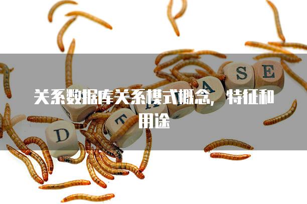 关系数据库关系模式概念，特征和用途