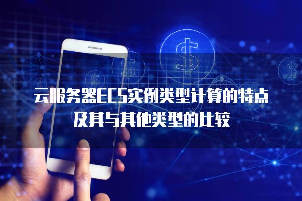 云<strong>服务器</strong>ECS实例类型计算的特点及其与其他类型的比较