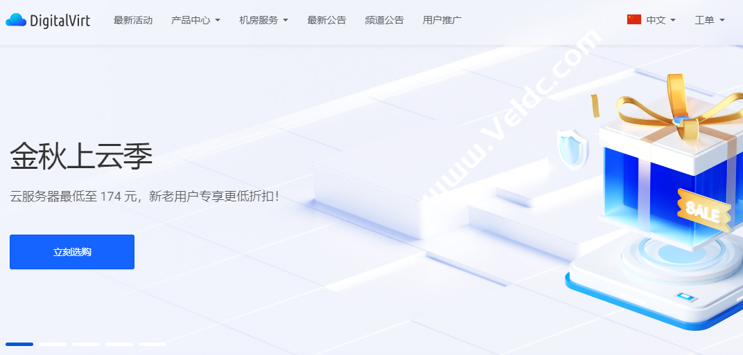 DigitalVirt年终优惠国外VPS限量5折，洛杉矶 4837Z1-1C1G 年付145元起，另可选美西4837/9929/CMIN2等