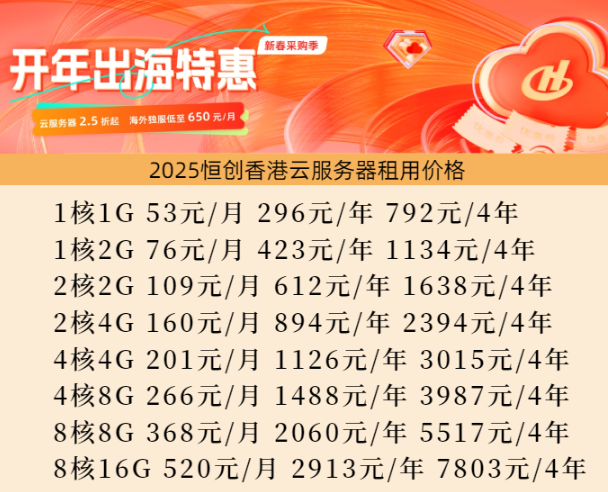 企业海外服务器租用要多少钱