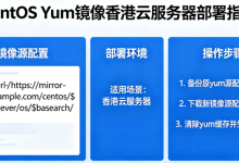 快速配置 CentOS Yum 镜像适用于香港云服务器部署环境-全球服务器测评